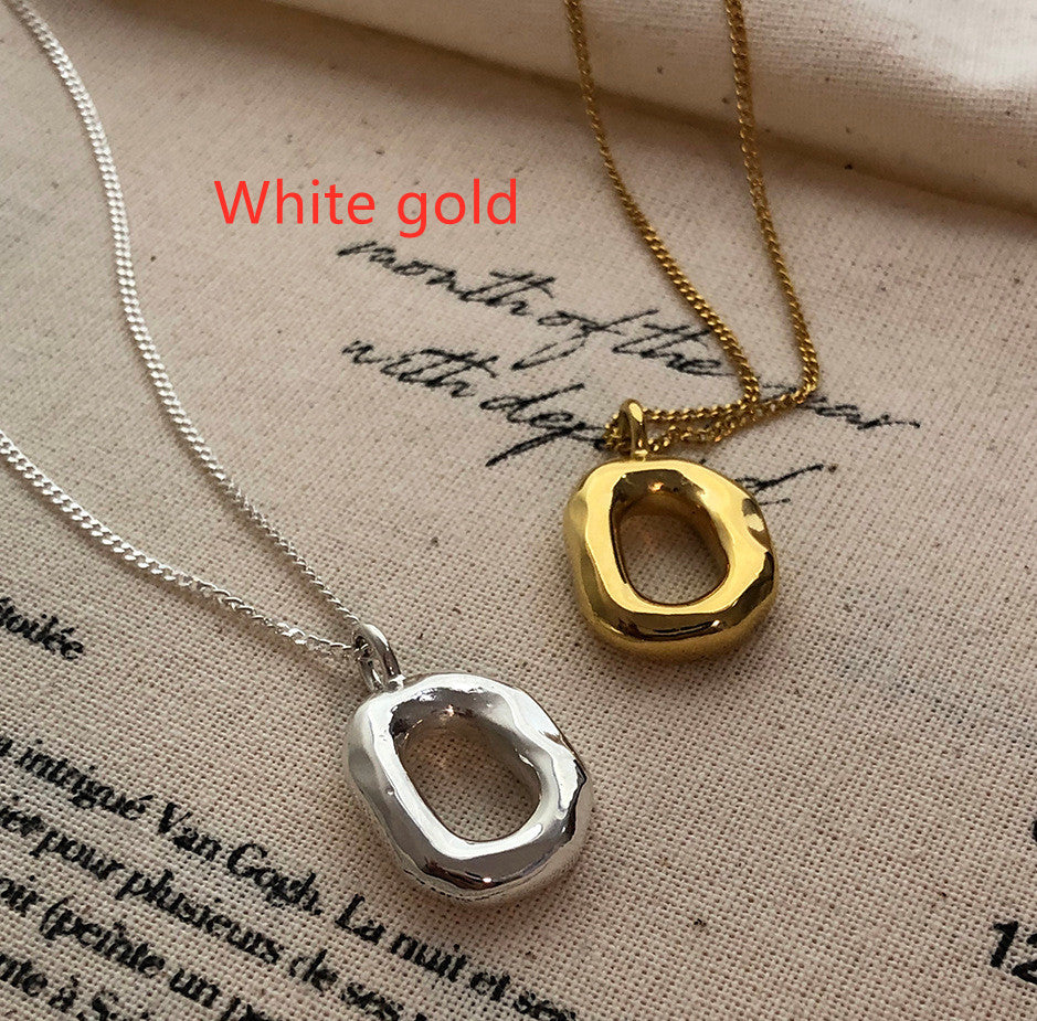 Donut Necklace Simple French Neck Chain
