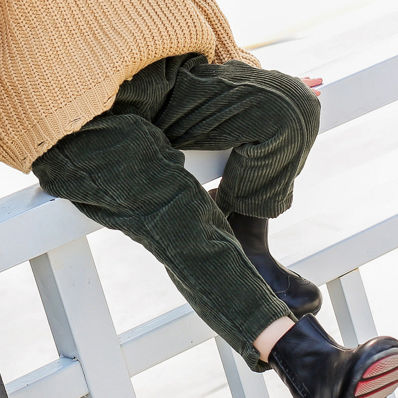 Children's corduroy trousers