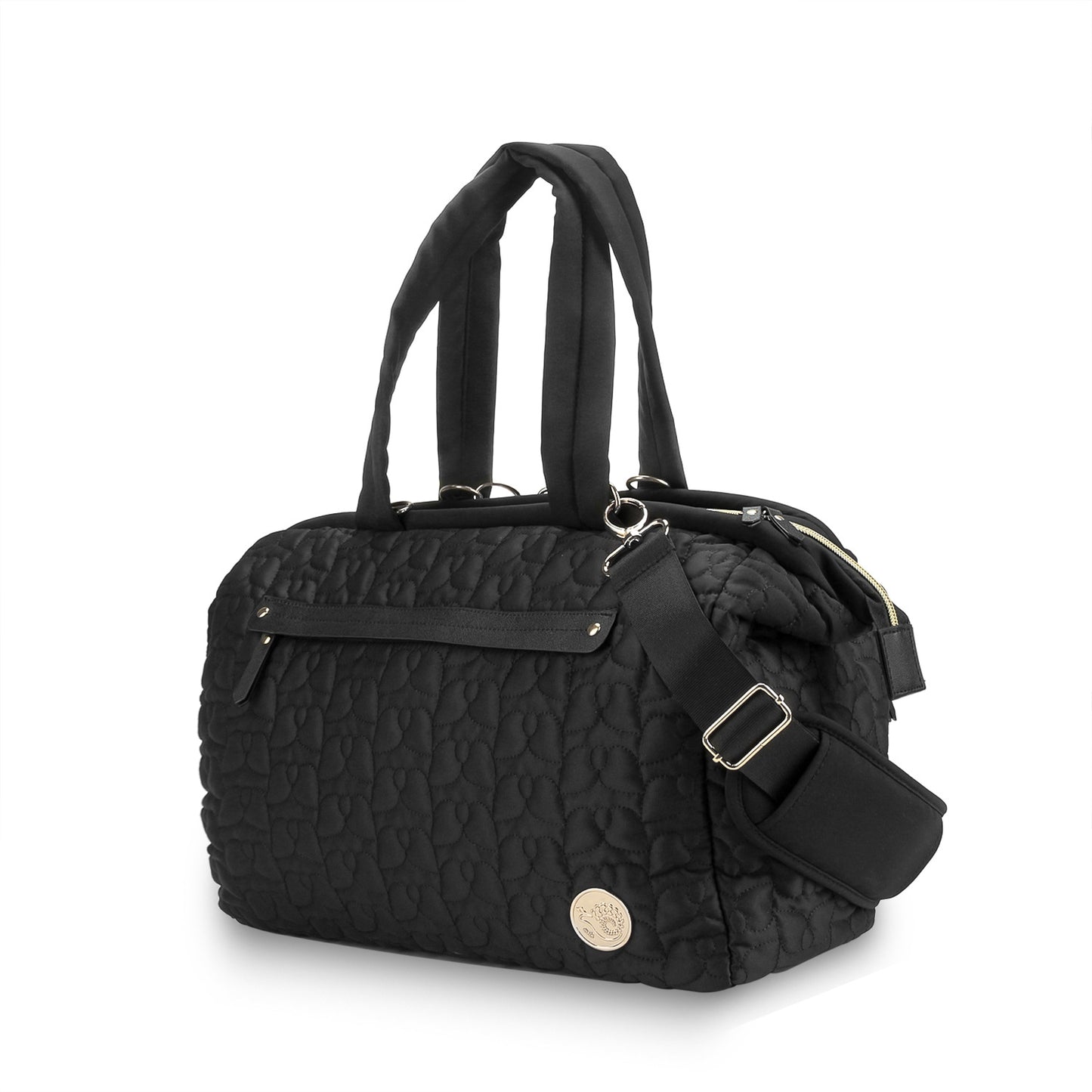 Quilted Design Large Capacity Mother Bag