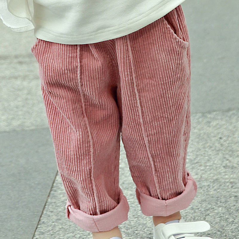 Children's corduroy trousers