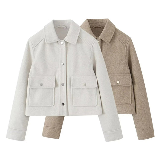 Fashion Casual Soft Short Jacket Women